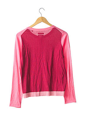 Gilet manches longues col rond rose MARC O'POLO femme