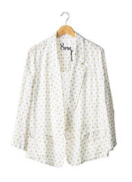 Veste casual col tailleur blanc 8PM femme