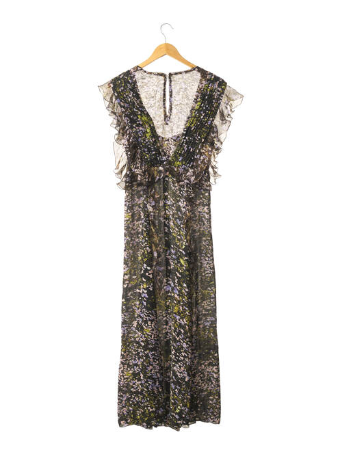 Robe mi-longue noir ROBERTO CAVALLI pour femme