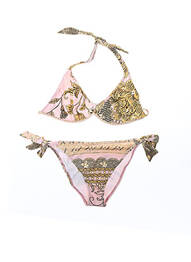 Maillot de bain 2 pièces stretch rose LA PERLA femme