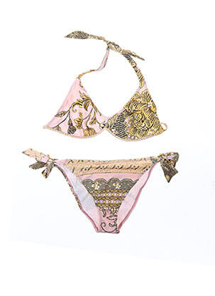 Maillot de bain 2 pièces stretch rose LA PERLA femme