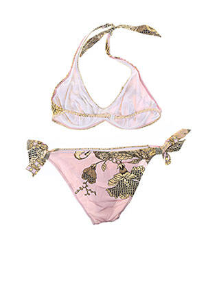 Maillot de bain 2 pièces stretch rose LA PERLA femme