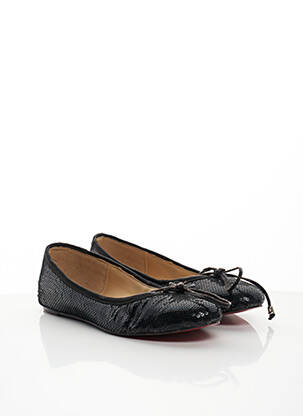 Ballerines talon plat jusqu'à 3cm noir LOUBOUTIN femme