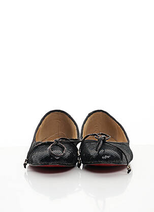 Ballerines talon plat jusqu'à 3cm noir LOUBOUTIN femme