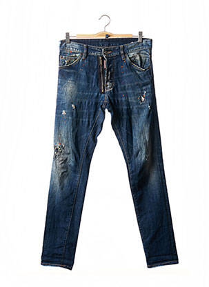 Jeans coupe slim bleu DSQUARED2 pour homme