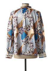 Chemisier bleu LESLIE pour femme seconde vue