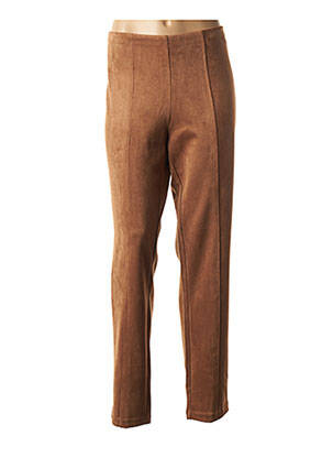 Pantalon droit marron FDJ (FRENCH DRESSING JEANS) pour femme