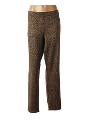 Pantalon droit marron FDJ (FRENCH DRESSING JEANS) pour femme seconde vue