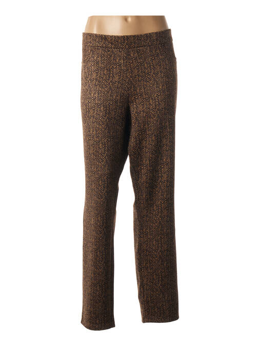 Pantalon droit marron FDJ (FRENCH DRESSING JEANS) pour femme