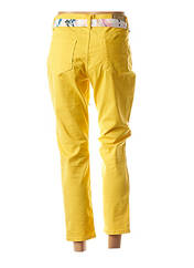 Pantalon 7/8 jaune LESLIE pour femme seconde vue