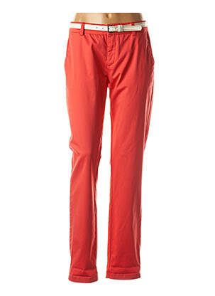 Pantalon droit rouge COMMA, pour femme