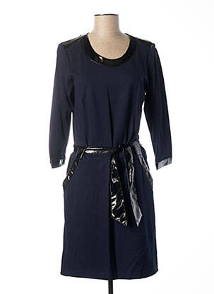 Robe mi-longue bleu PAUL BRIAL femme