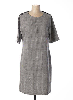 Robe mi-longue noir PAUL BRIAL femme