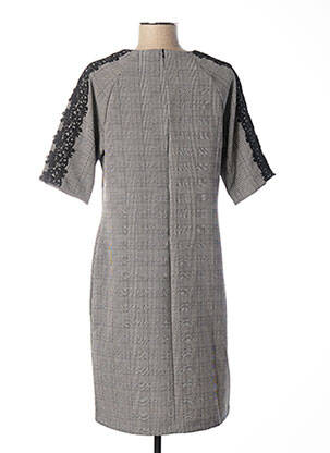 Robe mi-longue noir PAUL BRIAL femme