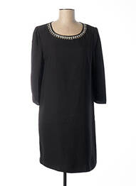 Robe mi-longue noir PAUL BRIAL femme