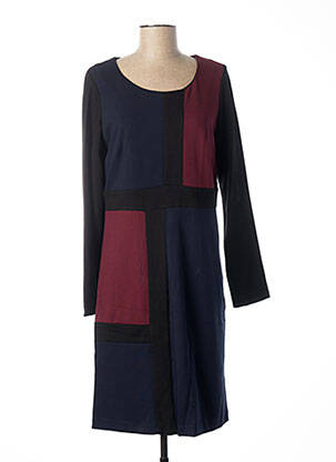 Robe mi-longue bleu PAUL BRIAL femme