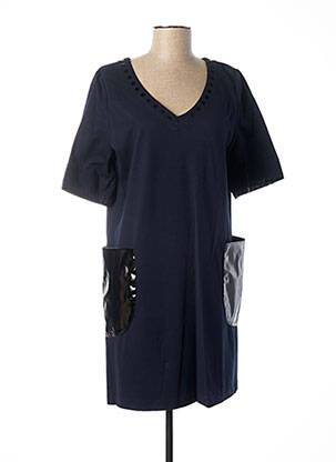 Robe mi-longue bleu PAUL BRIAL femme