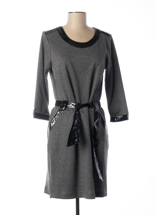 Robe mi-longue gris PAUL BRIAL femme