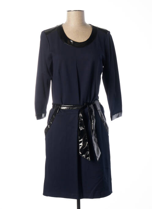 Robe mi-longue bleu PAUL BRIAL femme