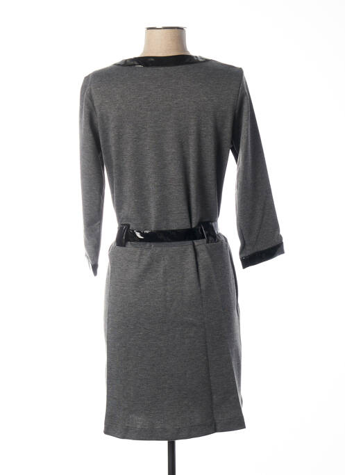 Robe mi-longue gris PAUL BRIAL femme