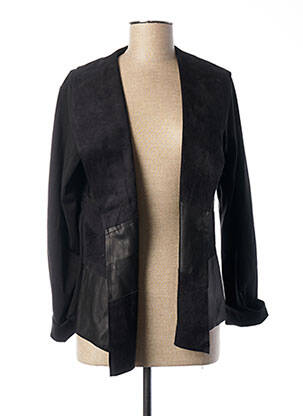 Veste casual coupe cintrée noir PAUL BRIAL femme