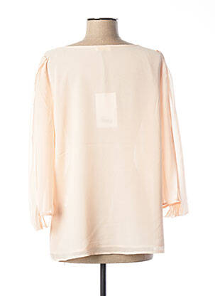 Blouse légère et transparente manches courtes rose PAUL BRIAL femme
