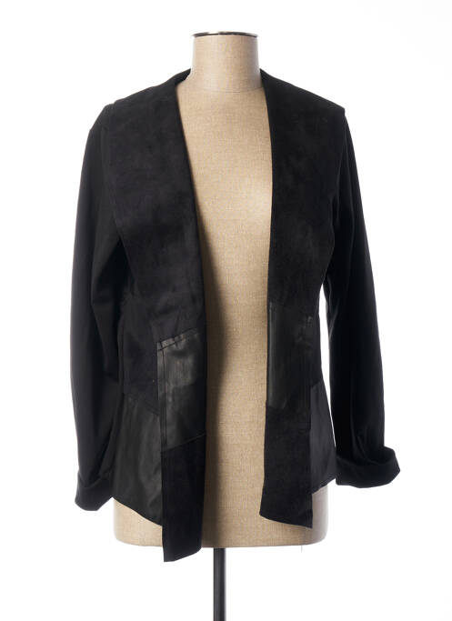 Veste casual coupe cintrée noir PAUL BRIAL femme