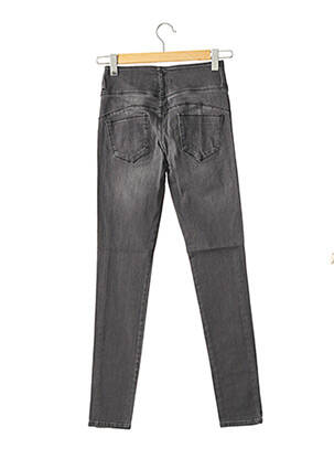 Jeans coupe slim slim taille haute gris PAUL BRIAL femme