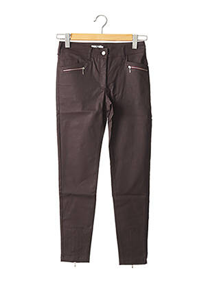 Pantalon droit stretch taille normale rouge PAUL BRIAL femme