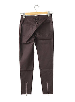 Pantalon droit stretch taille normale rouge PAUL BRIAL femme
