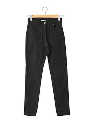 Pantalon droit stretch taille normale noir PAUL BRIAL femme