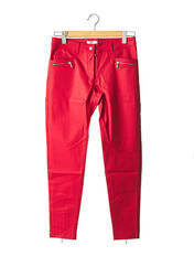Pantalon slim rouge PAUL BRIAL pour femme seconde vue