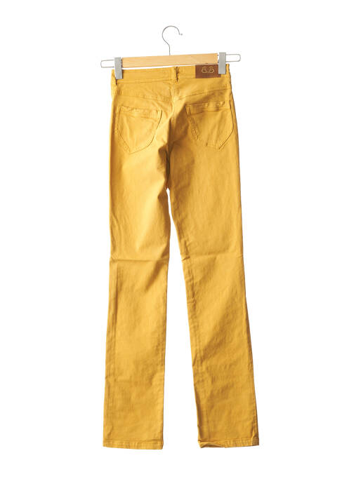 Pantalon droit jaune PAUL BRIAL femme