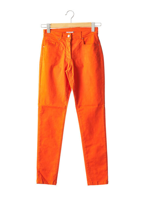 Pantalon droit orange PAUL BRIAL pour femme