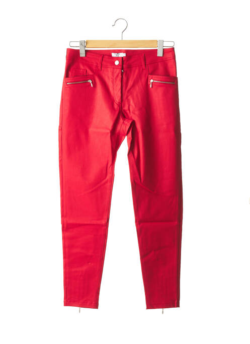 Pantalon slim rouge PAUL BRIAL pour femme