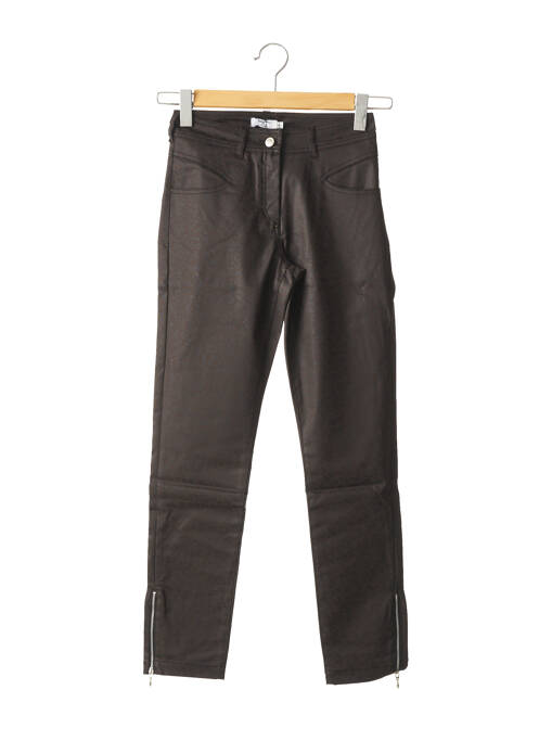 Pantalon droit taille normale taille normale marron PAUL BRIAL homme