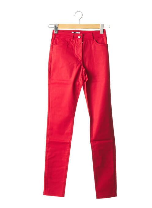 Pantalon droit rouge PAUL BRIAL pour femme