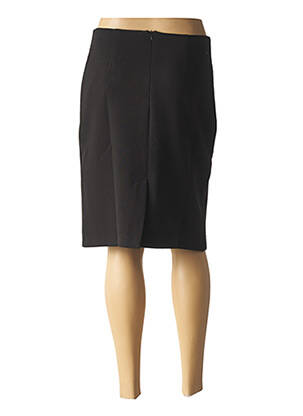 Jupe mi-longue stretch noir PAUL BRIAL femme