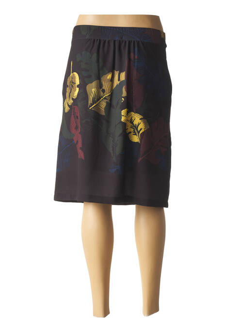 Jupe mi-longue noir PAUL BRIAL femme