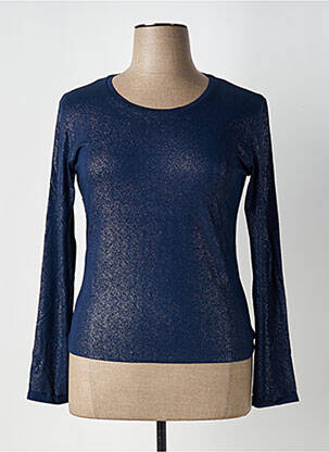 T-shirt manches longues manches longues bleu PAUL BRIAL femme