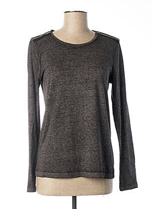 T-shirt manches longues manches longues gris PAUL BRIAL femme