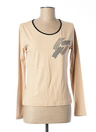 T-shirt manches longues manches longues beige PAUL BRIAL femme