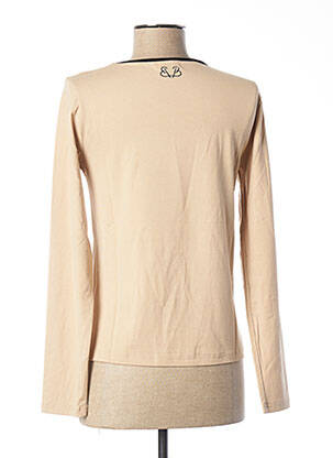 T-shirt manches longues manches longues beige PAUL BRIAL femme