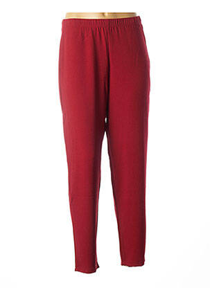 Pantalon droit rouge G!OZE pour femme