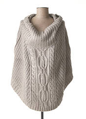 Poncho gris PAUL BRIAL pour femme seconde vue