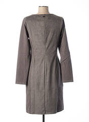 Robe mi-longue gris MALOKA pour femme seconde vue