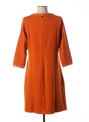 Robe mi-longue orange MALOKA pour femme seconde vue
