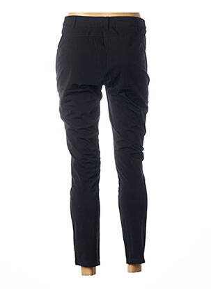 Pantalon droit stretch taille normale noir MALOKA femme