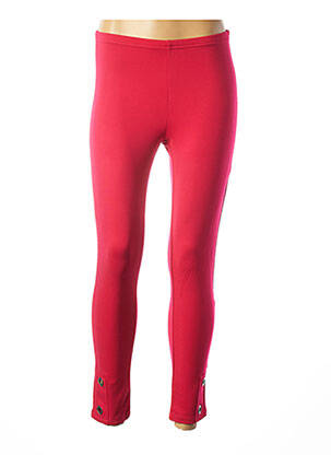 Legging tissage jersey rose MALOKA femme