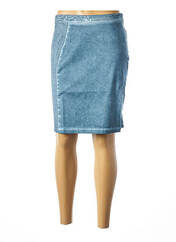 Jupe mi-longue bleu MALOKA pour femme seconde vue